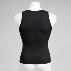 Flizo Men's Workout Zipper Body Shaper Tank Top